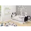 Детская кровать ACMA Meble Acma VII Animals/Panda, 80x160 бортик/ящик/матрас 7cm, 80x160 см, White/Black