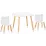 Set masa + 2 scaune Homcom 312-043 White/Pine