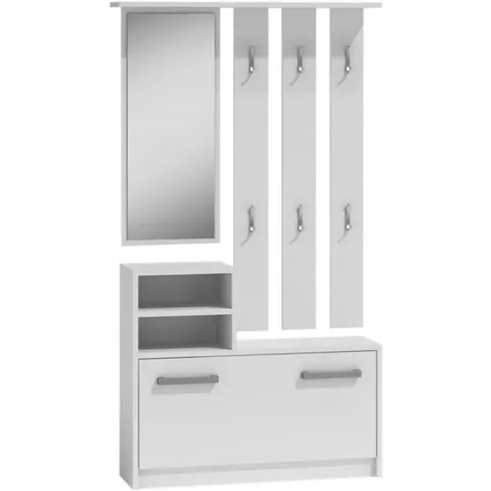 Прихожая TopEshop Gar (85 см), White