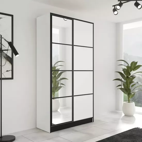 Dulap Prime Furniture Eden 2 SZ2DE 104.8 (104,8x39x205 cm), White