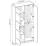 Шкаф Prime Furniture Eden 3 SZ2DE 104.8 (104,8x39x205 см), White