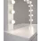 Masă toaletă Chomik PHO4868 cu iluminare, White