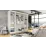 Dulap glisant Space Meble Aston VI (250x215x58), White Matte