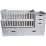 Кроватка Eucalyptus Larry Premium Transformer Transversal (DS-1001) с ящиком, White