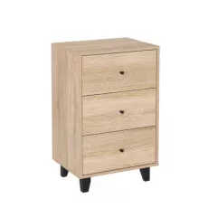Комод Kompanit Комод-33, 51.6x40x82 см, Дуб сонома