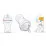 Biberon anti-colic 260 ml BabyOno NATURAL NURSING Transparent