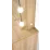 Masă toaletă Halmar Hollywood cu iluminare, Artisan Oak