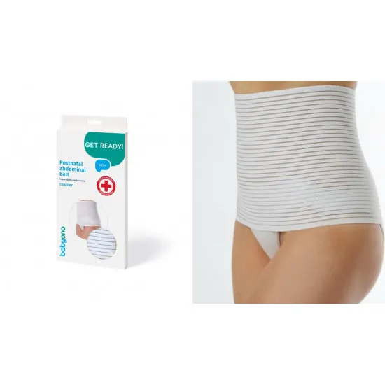 Centura abdominalÄ? postnatalÄ? BabyOno Comfort 505XL White (XL)