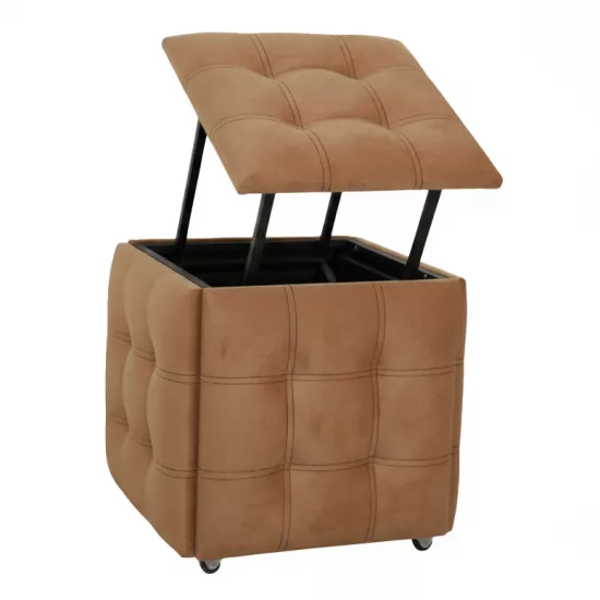 Bancheta Nex Home Cub Transformer 5 scaune in 1, N2 Maro Deschis
