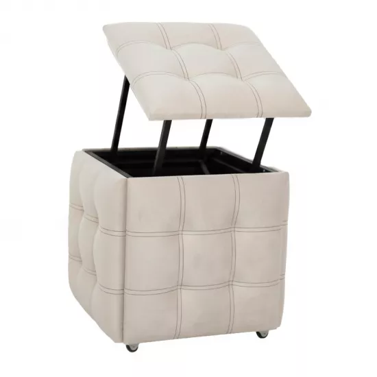 Bancheta Nex Home Cub Transformer 5 scaune in 1, N11 Bej deschis