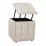 Bancheta Nex Home Cub Transformer 5 scaune in 1, N11 Bej deschis
