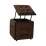 Bancheta Nex Home Cub Transformer 5 scaune in 1, N19 Maro inchis