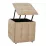 Bancheta Nex Home Cub Transformer 5 scaune in 1, N24 Bej inchis