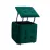 Bancheta Nex Home Cub Transformer 5 scaune in 1, N36 Verde Smarald