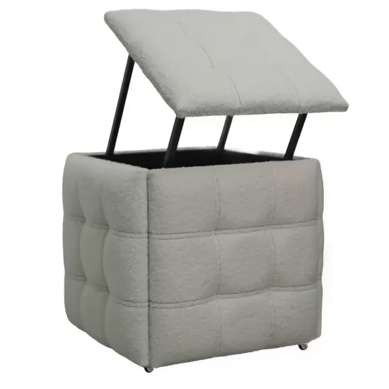 Puf 5 in 1 Nex Home Cub Transformer, N51 Alb Teddy