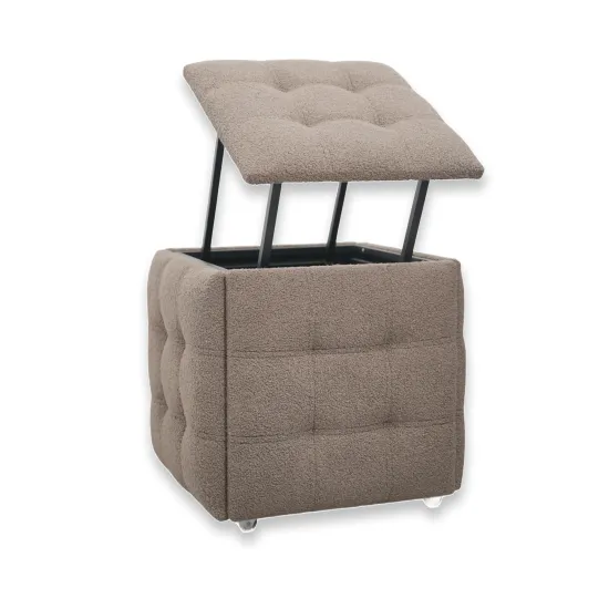 Bancheta Nex Home Cub Transformer 5 scaune in 1, N52 Maro Teddy