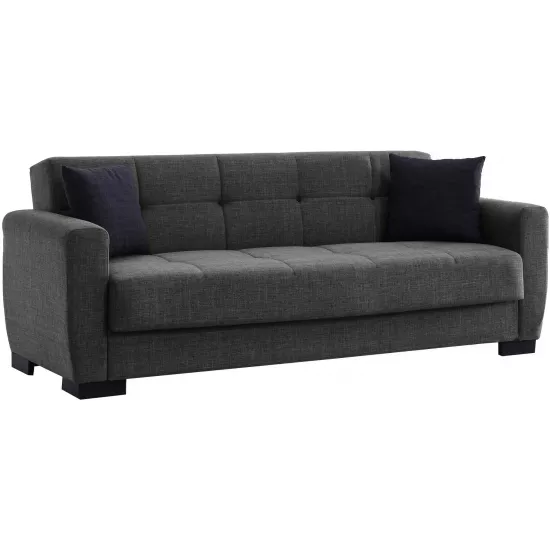 Диван прямой Fabulous Baran 3-местный, 50-002 Dark Gray