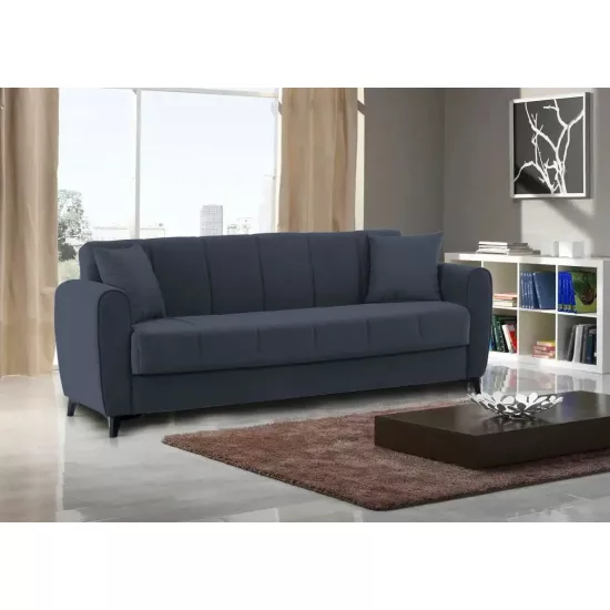 Диван прямой Fabulous Delhi 3-местный, 57-003 Dark Grey