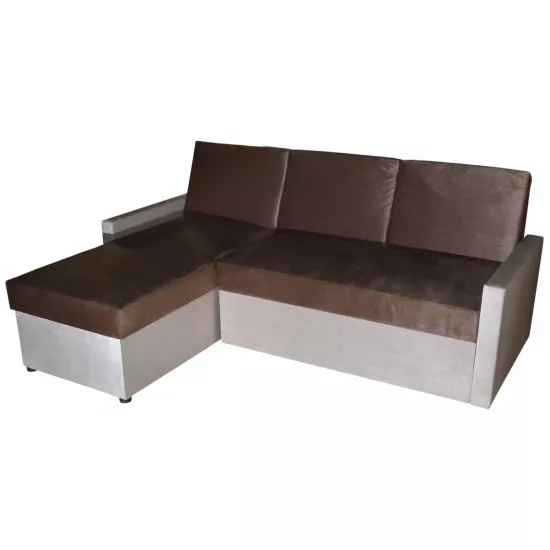 Canapea de colț Modern Leader, Kanna 18/05 (Brown/Beige)