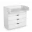 Comod înfășare PernaMea HappyBaby Standart 800 White
