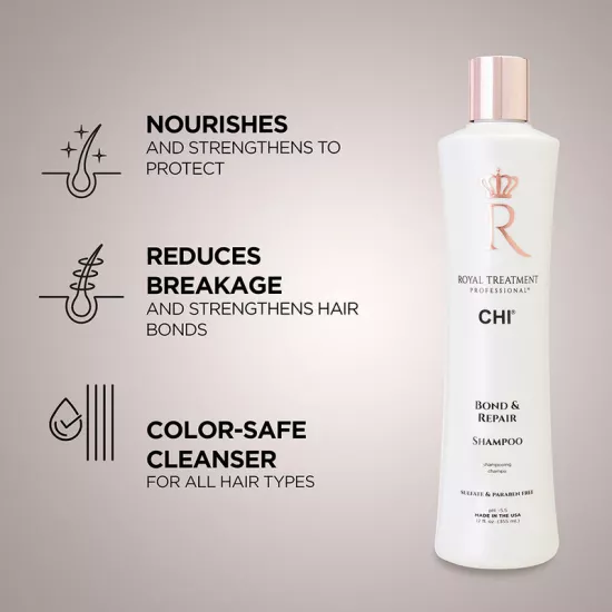Sampon regenerant CHI Royal Treatment Bond & Repair Shampoo, 59 ml