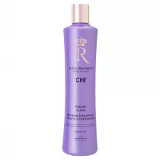 Balsam pentru eliminarea nuanței gălbuie a părului CHI Royal Treatment Color Gloss Blonde Enhancing Purple Conditioner, 355 ml Balsam pentru eliminarea nuanței gălbuie a părului CHI Royal Treatment Color Gloss Blonde Enhancing Purple Conditioner, 355 ml