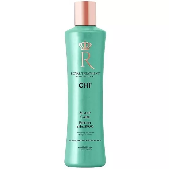 Sampon pentru scalp sensibil CHI Royal Treatment Scalp Care Biotin Shampoo, 355 ml