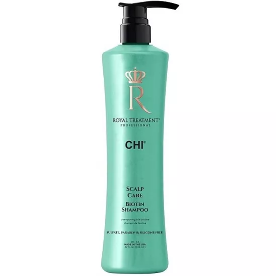 Sampon pentru scalp sensibil CHI Royal Treatment Scalp Care Biotin Shampoo, 946 ml
