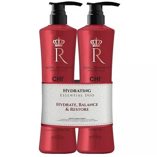 Set CHI Royal Treatment Hydrating Essential Duo (shm/946ml + cond/946ml)