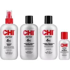 Set CHI Infra Stylist Kit (shm/355ml + cond/355ml + mist/355ml + silk/59ml) Set CHI Infra Stylist Kit (shm/355ml + cond/355ml + mist/355ml + silk/59ml)