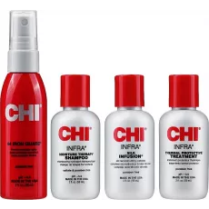 Set CHI Infra The Essentials Kit (sh/59ml + cond/59ml + silk/59ml + mist/59ml) Set CHI Infra The Essentials Kit (sh/59ml + cond/59ml + silk/59ml + mist/59ml)