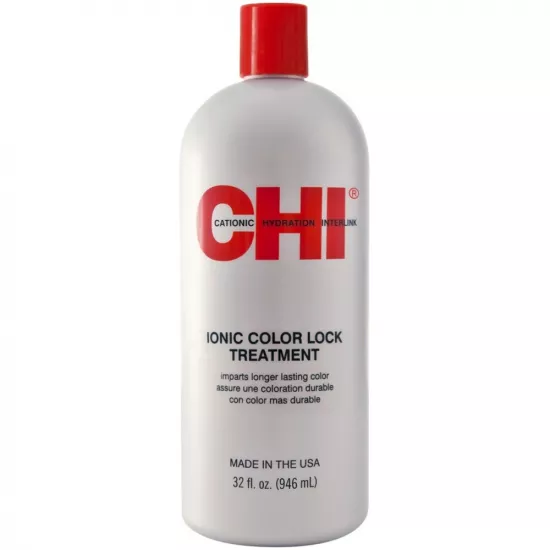 Mască pentru păr de neutralizare a reziduurilor chimice CHI Ionic Color Lock Treatment, 946 ml