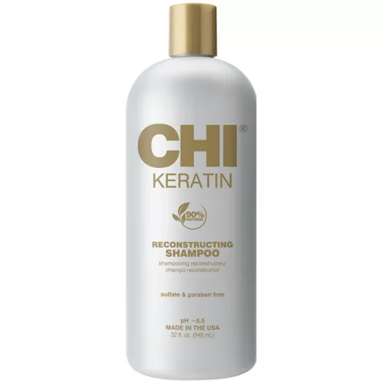 Sampon de păr regenerant cu keratină CHI Keratin Reconstructing Shampoo, 946 ml