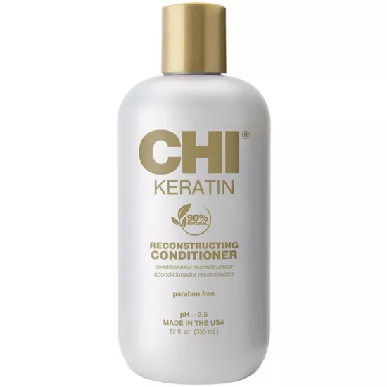 Balsam de pÄ?r regenerant cu keratinÄ? CHI Keratin Reconstructing Conditioner, 355 ml