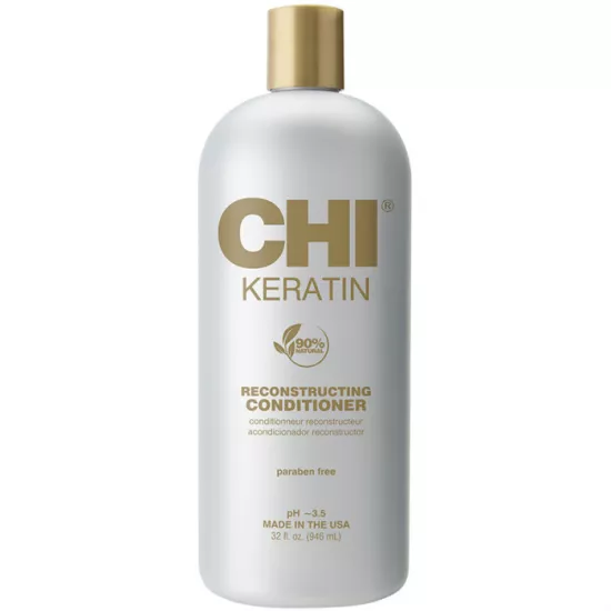 Balsam de păr regenerant cu keratină CHI Keratin Reconstructing Conditioner, 946 ml