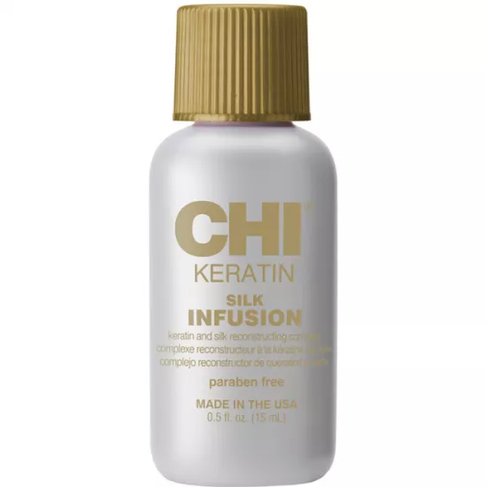 Mătase lichidă pentru păr CHI Keratin Silk Infusion, 15 ml