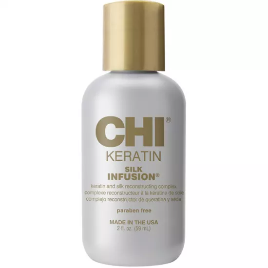 MÄ?tase lichidÄ? pentru pÄ?r CHI Keratin Silk Infusion, 59 ml