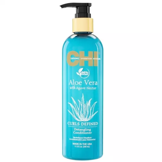 Balsam pentru descâlcirea pÄ?rului CHI Aloe Vera Detangling Conditioner, 355 ml