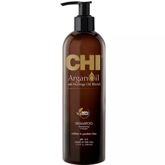 Sampon regenerant CHI Argan Oil Plus Moringa Oil Shampoo, 340 ml