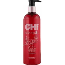 Шампунь для окрашенных волос CHI Rose Hip Oil Color Protect Shampoo, 340 мл Шампунь для окрашенных волос CHI Rose Hip Oil Color Protect Shampoo, 340 мл
