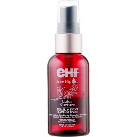 Spray pentru par CHI Rose Hip Oil Repair & Shine Leave-In Tonic, 118 ml