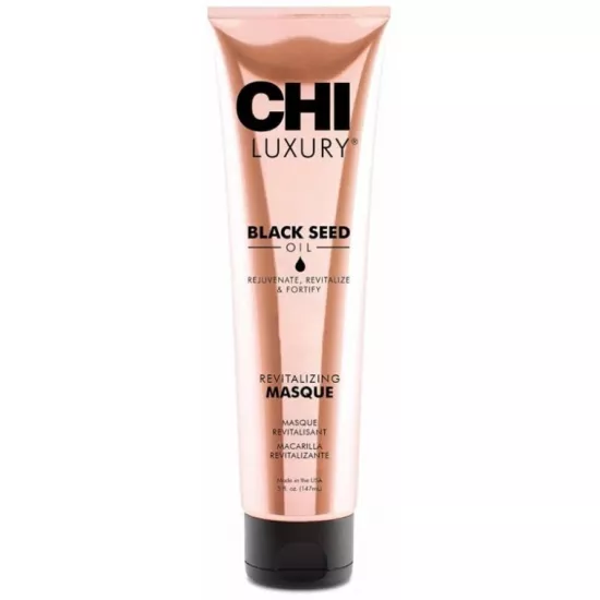 Mască pentru păr regenerantă CHI Luxury Black Seed Oil Revitalizing Masque, 148 ml