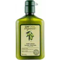 Шампунь-гель для душа CHI Olive Organics Hair And Body Shampoo Body Wash, 340 мл