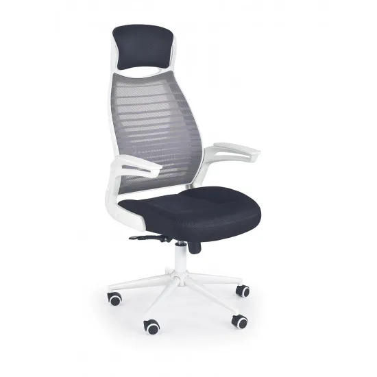 Fotoliu de birou Halmar FRANKLIN, White/Black