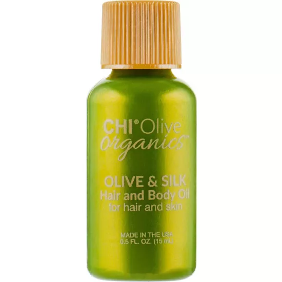 Mască pentru păr CHI Olive Organics Olive & Silk Hair and Body Oil, 15 ml