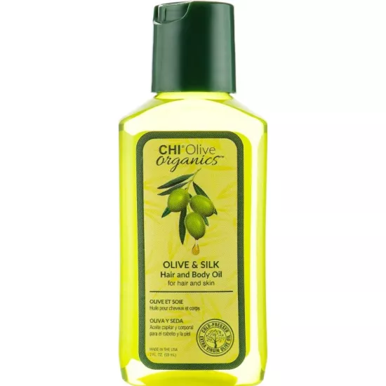 Mască pentru păr CHI Olive Organics Olive & Silk Hair and Body Oil, 59 ml