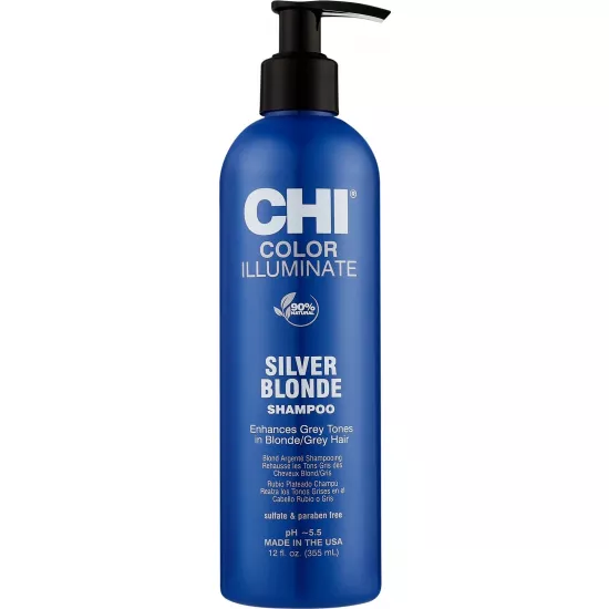 Sampon nuanÈ?ator CHI Color Illuminate Shampoo Silver Blonde, 355 ml