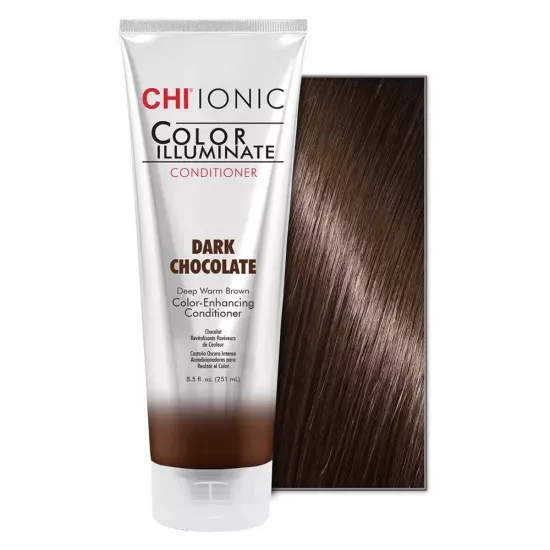 Balsam nuanțator pentru păr CHI Ionic Color Illuminate Conditioner Dark Chocolate, 251 ml