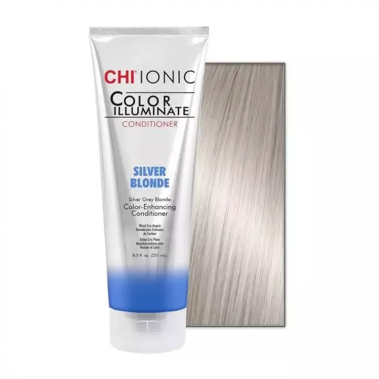 Balsam nuanÈ?ator pentru pÄ?r CHI Ionic Color Illuminate Conditioner Silver Blond, 251 ml