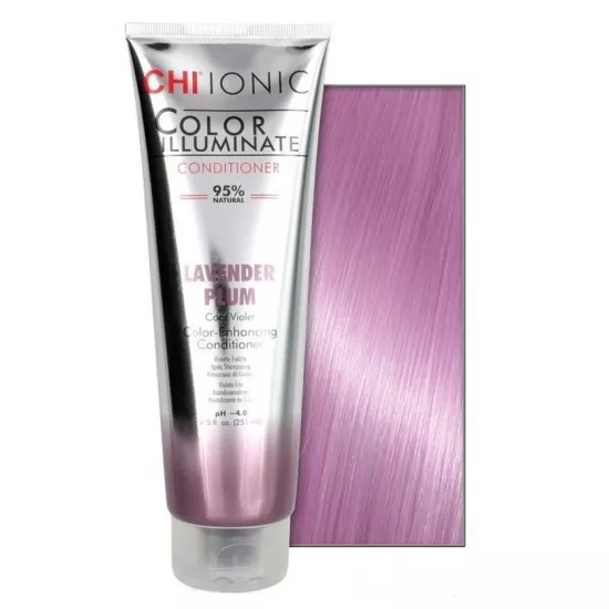 Balsam nuanțator pentru păr CHI Ionic Color Illuminate Conditioner Lavender Plum, 251 ml